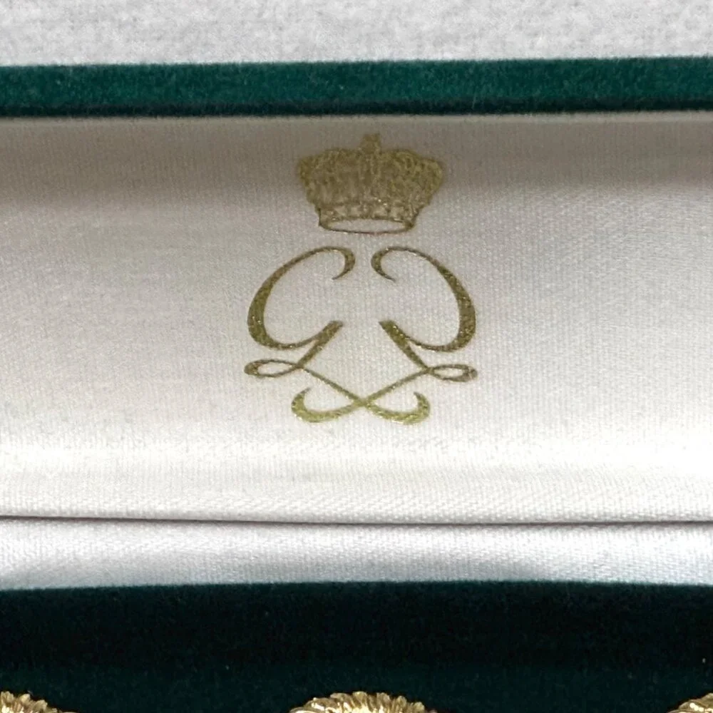 Vntg. Princess Grace Collection Gold Tone Bracelet w/Aqua Crystals & Rhinestones - Picture 11 of 15